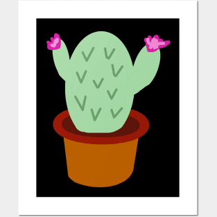 Flowering Cactus Posters and Art